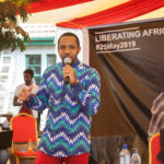 Activist Boniface Mwangi takes part in the 2019 Africans Rising May 25 - African Liberation Day mobilization in Nairobi, Kenya.