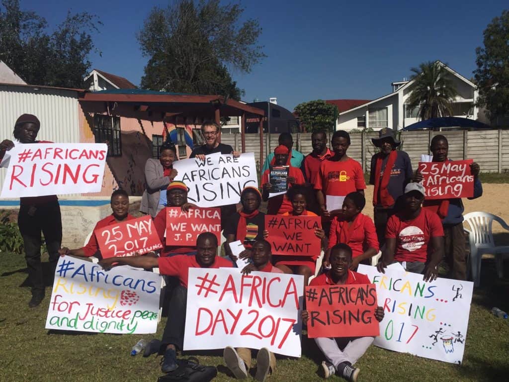 Image from an Africans Rising May 25 - African Liberation Day event in Zimbabwe in 2017.