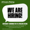 Movement Coordinator of Africans Rising