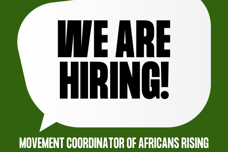 Movement Coordinator of Africans Rising